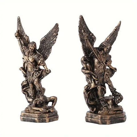 St Michael Archangel Resin Statue