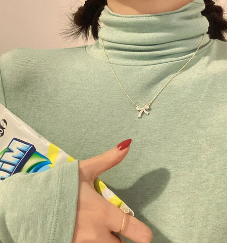 Acrylic Crystal Pendant Necklace