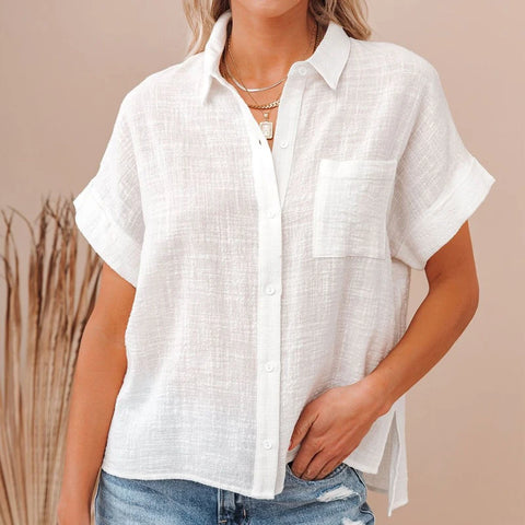Women’s Casual Summer Cotton Shirt