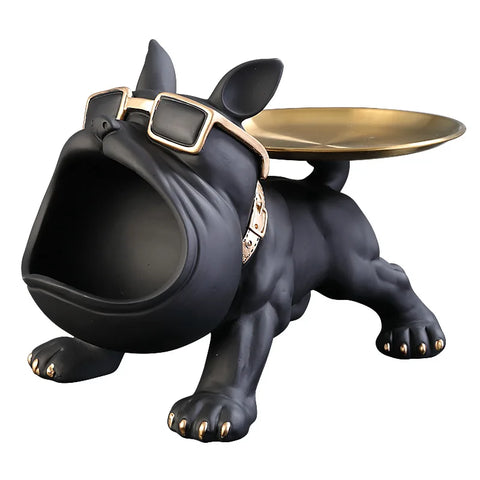 Home Decor Puppy Sculpture Storage Box