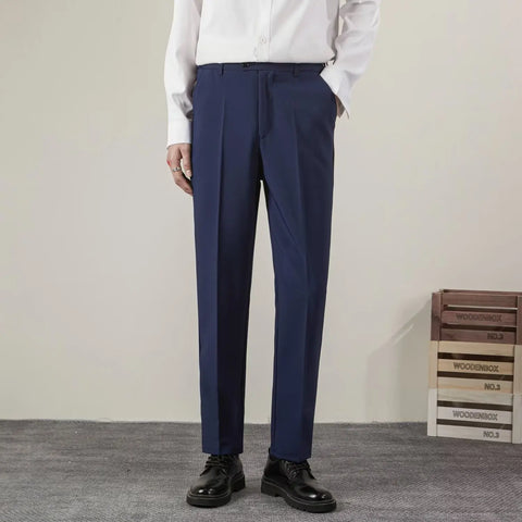 Classic Slim Fit Suit Trousers