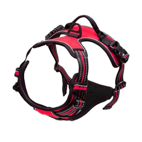 Leather Dog Collar Harness and Leash Set
