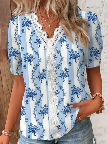 Elegant Hollow Out Blouse