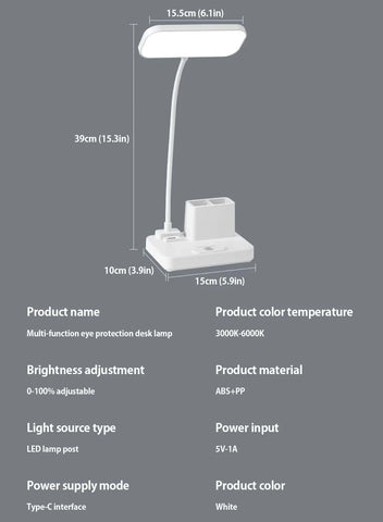 Flexible Rechargeable Bedside Lamp