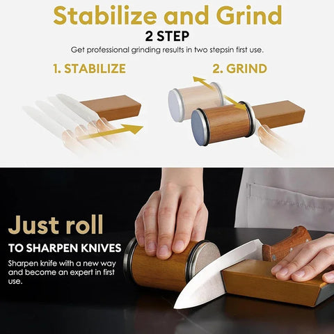 Kitchen Knife Sharpening Whetstone Kit