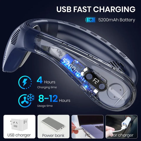 Portable Neck Air Conditioner Fan