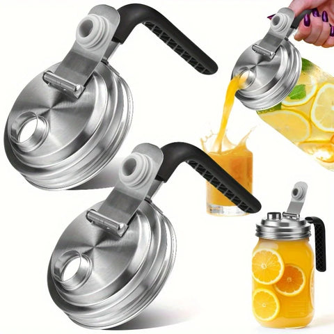 Wide Mouth Stainless Steel Lids