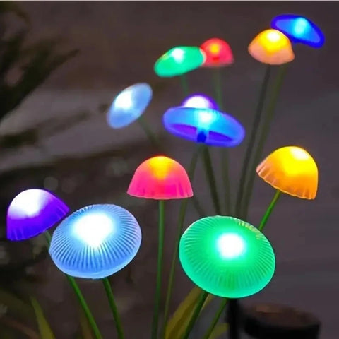 Dual Mode Solar Mushroom Lamp
