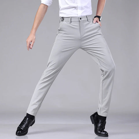Ultra-Thin Ice Silk Men’s Trousers