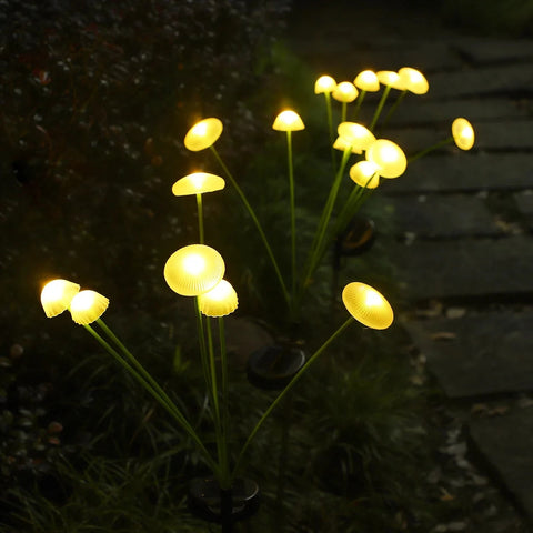 Dual Mode Solar Mushroom Lamp