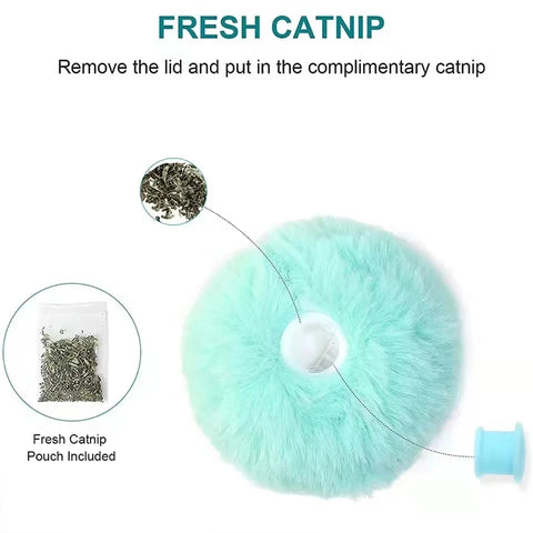 Plush Electric Cat Training Ball Toy