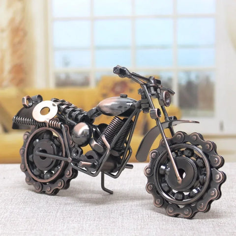 Vintage Metal Motorcycle Model