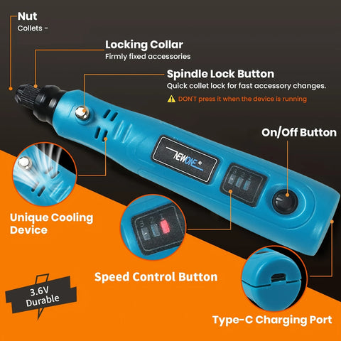 USB Charging Mini Rotary Tool