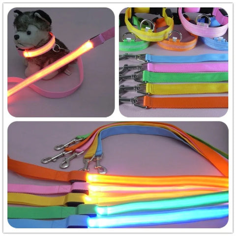 Luminous Flashing Dog Rope Lead