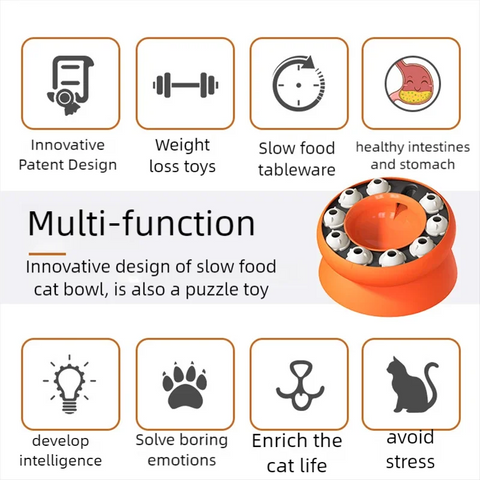 Interactive Cat Food Dispenser