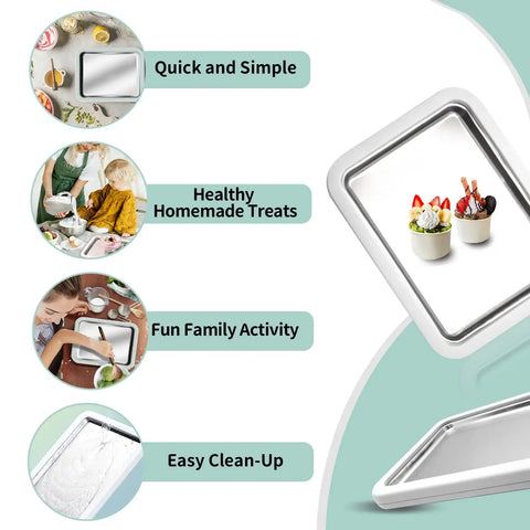 Multifunctional Ice Cream Maker Pan