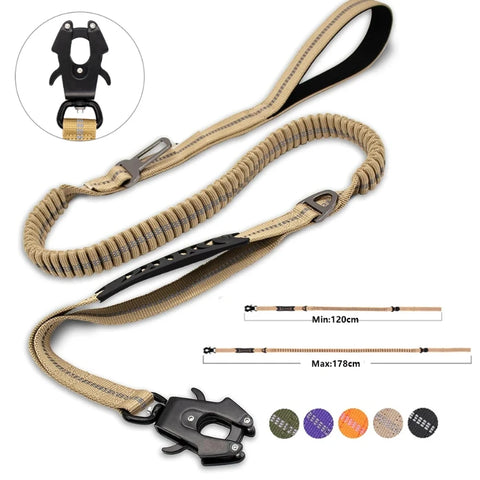 Reflective Shock Absorbing Dog Leash
