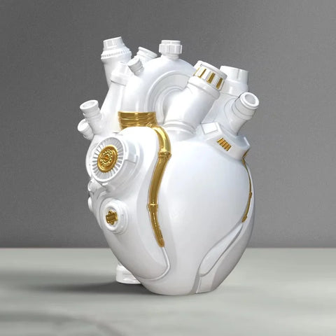 Mechanical Heart Vase Home Decor