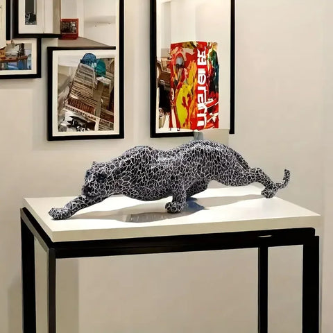 Creative Panther Sculpture Home Decoration