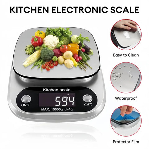Digital Kitchen Scale Stainless Steel