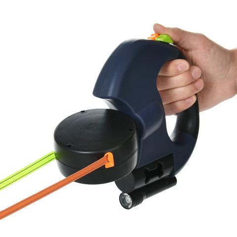 Dual Dog Leash with LED Light