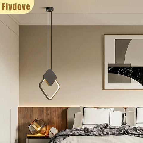 Small Golden Acrylic Pendant Lamp