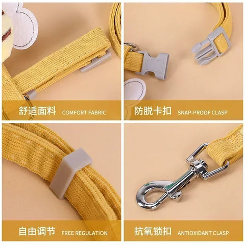 Adjustable Cartoon Bee Pet Harness