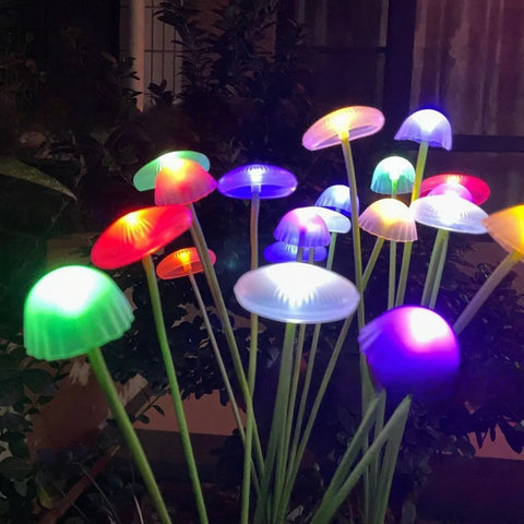 Dual Mode Solar Mushroom Lamp