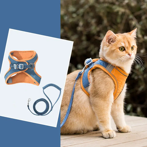 Reflective Cat Dog Harness