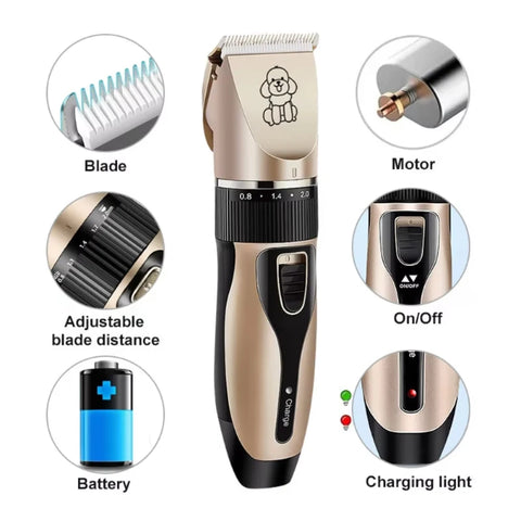 Electric Pet Hair Trimmer Set