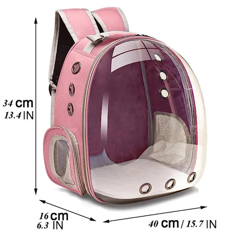 Transparent Dome Pet Backpack