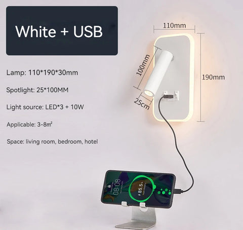 Rotatable Wall Mounted Reading Light