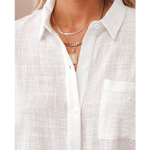 Women’s Casual Summer Cotton Shirt