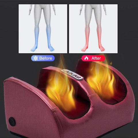 Electric Foot Massager with Heat Therapy