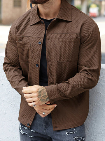 Men’s Fashion Long Sleeve Jacket