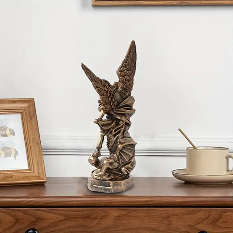 St Michael Archangel Resin Statue