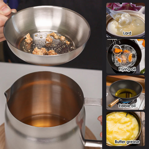 Oil Storage Can with Fry Basket