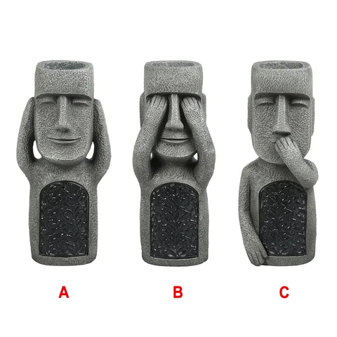 See Hear Speak No Evil Garden Statues