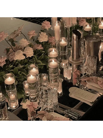 High Borosilicate Glass Candle Vase