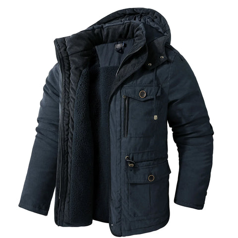 Casual Mid-Length Cotton Jacket