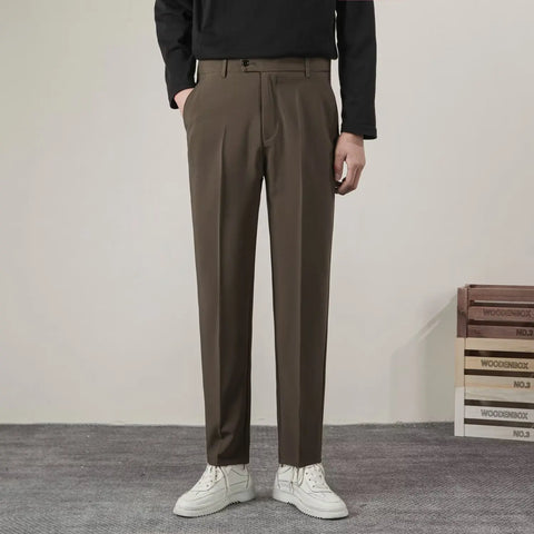 Classic Slim Fit Suit Trousers