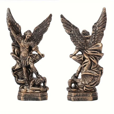 St Michael Archangel Resin Statue