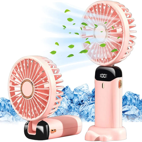 Portable Handheld Fan with Base