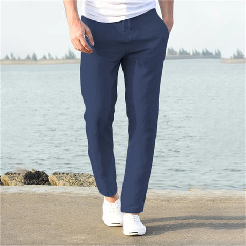 Men’s Cotton Linen Casual Pants