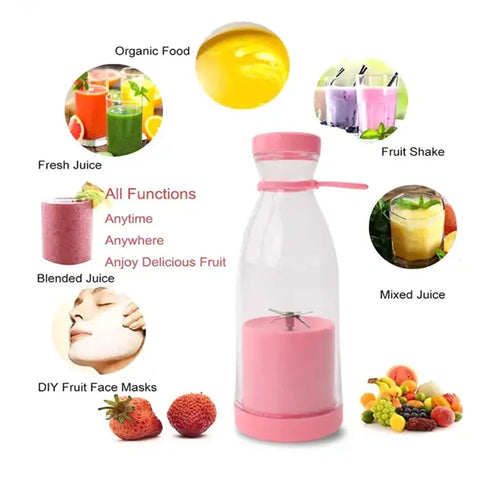 Handheld Fruit Juicer Cup with Mixer
