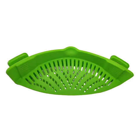 Kitchen Pot Drainer Silicone Clip Filter