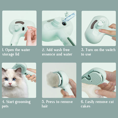 Soft Tooth Round Head Dog Brush