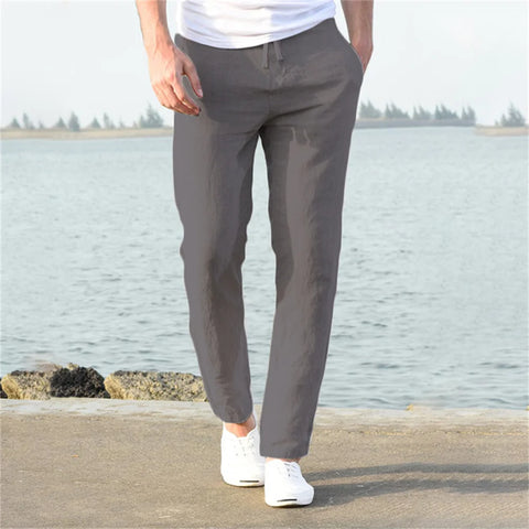 Men’s Cotton Linen Casual Pants