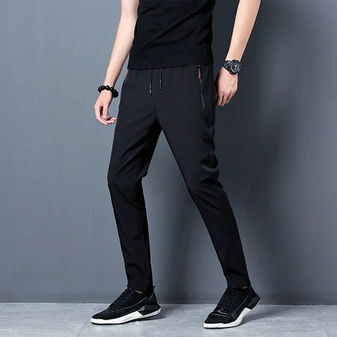 Men’s Straight Slim Fit Casual Pants