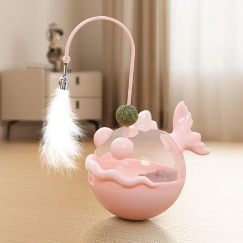 Interactive Cat Puzzle Feeder